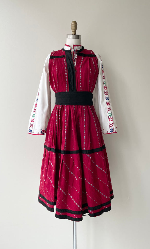 Antique Balkan Folk Dress