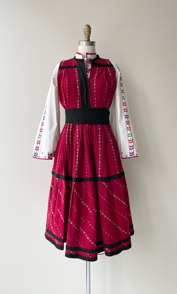 Antique Balkan Folk Dress Antique Balkan Folk Dress