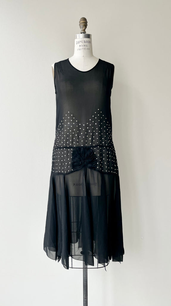 Constellation 1920s Silk Dress DEAR GOLDEN Constellation 1920s Silk Dress DEAR GOLDEN