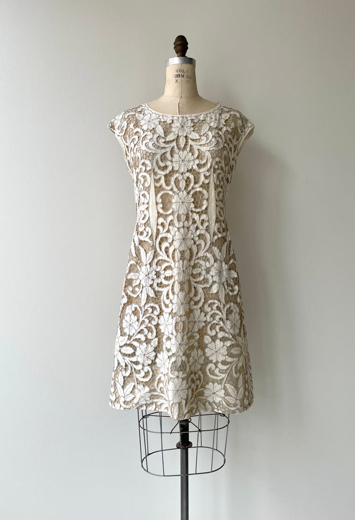 Irish Linen Cutout Dress | 1960s DEAR GOLDEN Irish Linen Cutout Dress | 1960s DEAR GOLDEN