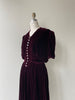 Tallis Silk Velvet Dress | 1930s