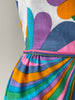 Peacock 1950s Cotton Dress