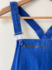 French Blue Cotton Overalls
