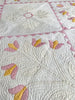 Oak Leaf & Tulip Antique Quilt