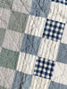 Ginghams & Calico Nine Patch Antique Quilt
