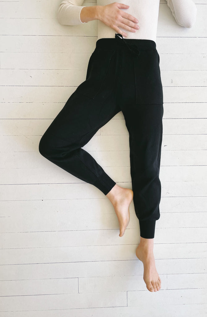 Downy Knit Lounge Pant | Licorice