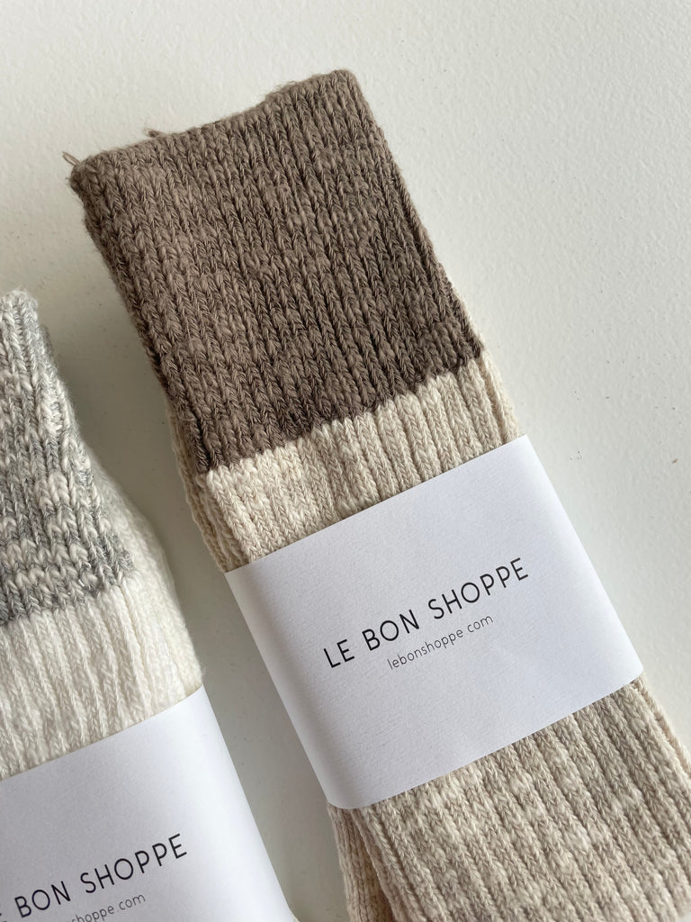 Colorblock Cottage Socks | Le Bon Shoppe