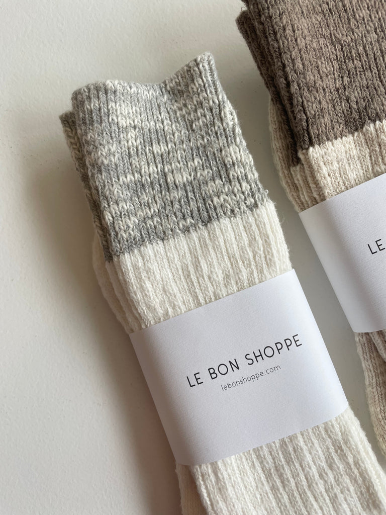 Colorblock Cottage Socks | Le Bon Shoppe