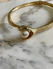 Pearl Serpent Collar Necklace