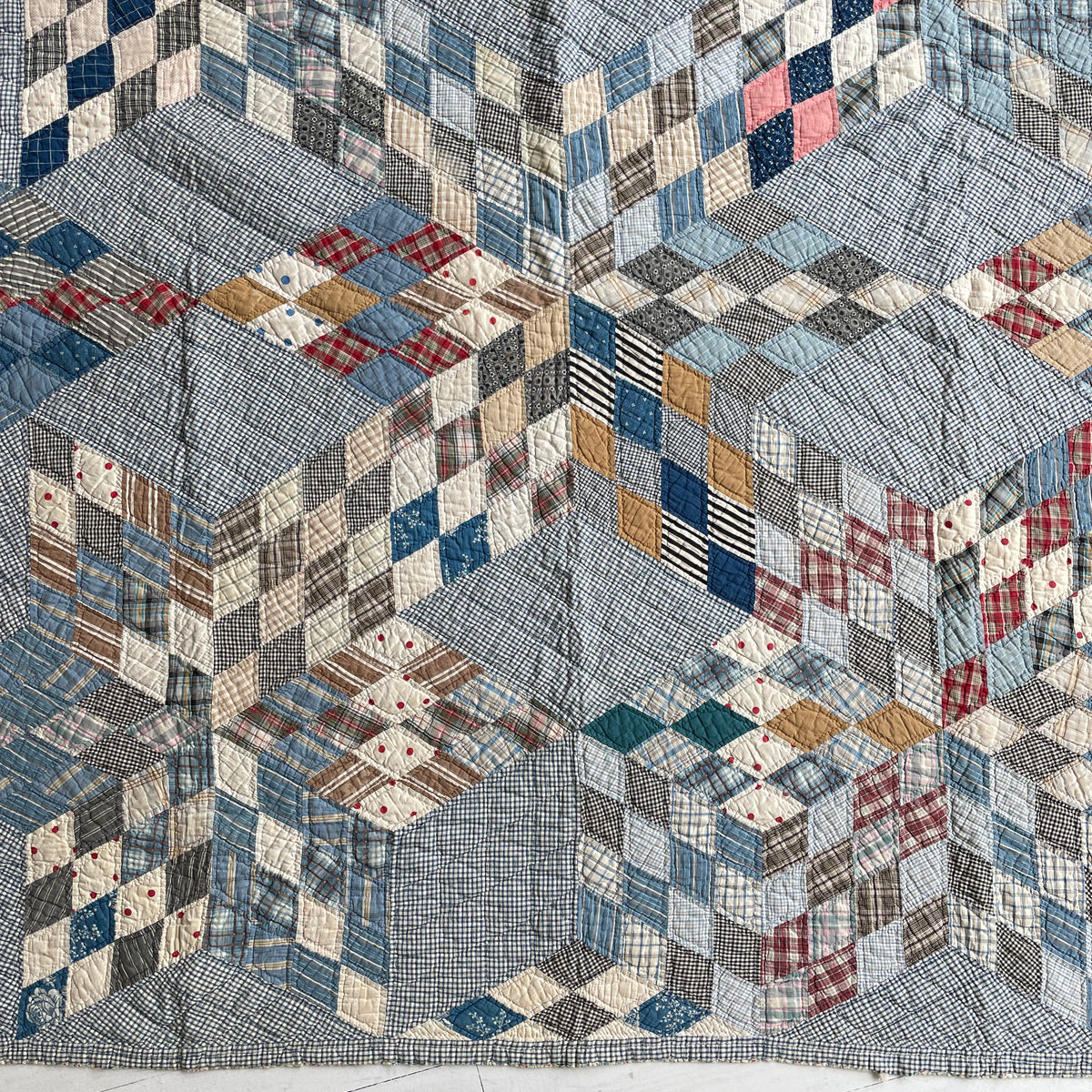 1点物⭕️お安く!◎Custom Vintage Fabric◎AR 9.75 1900 Antique French Cupid Angels Red White Toile Fabric Material