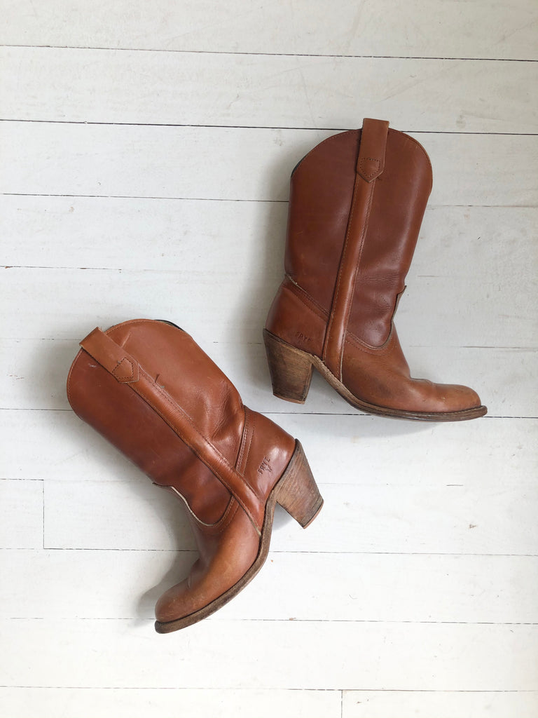 Frye Leather Western Boots
