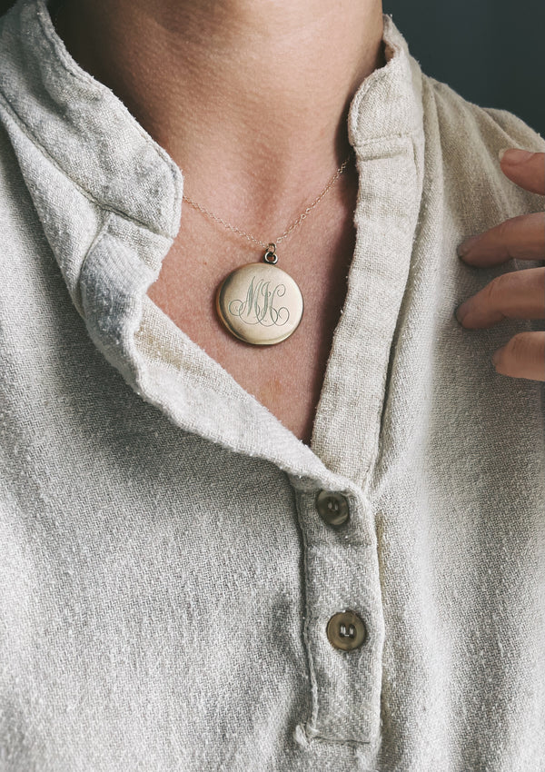 Antique Victorian Gold-Fill Locket