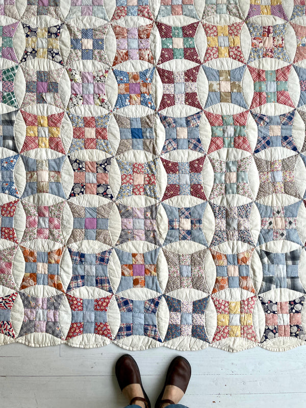 1930s Improved Nine Patch Quilt